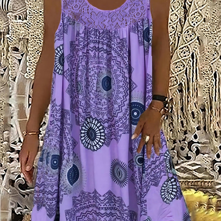 Fleur De Luxe - Robe Bohème Évasée