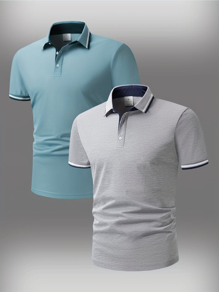 Fleur De Luxe - Pack de 2 Polos Homme
