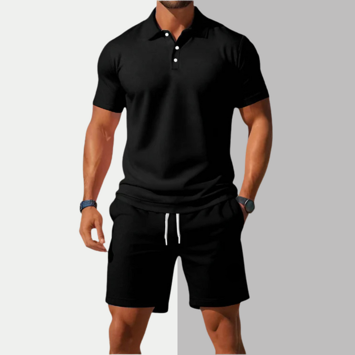 Fleur De Luxe - Ensemble Polo & Short Homme