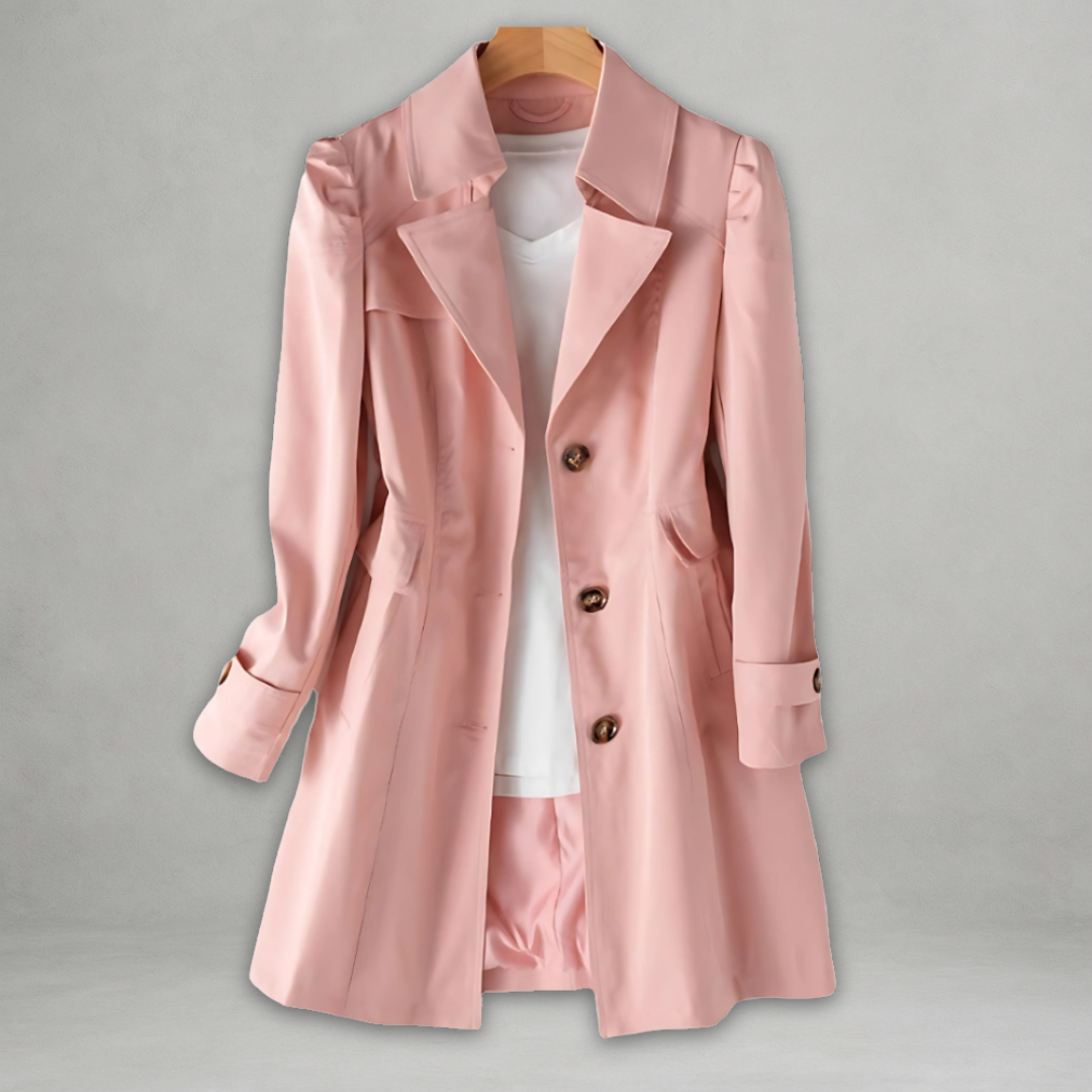 Fleur De Luxe - Trench Élégant Femme