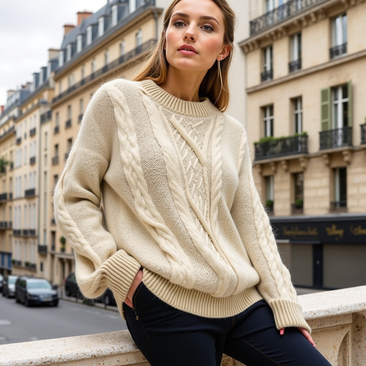 ALMA | Pull torsadé chaleureux