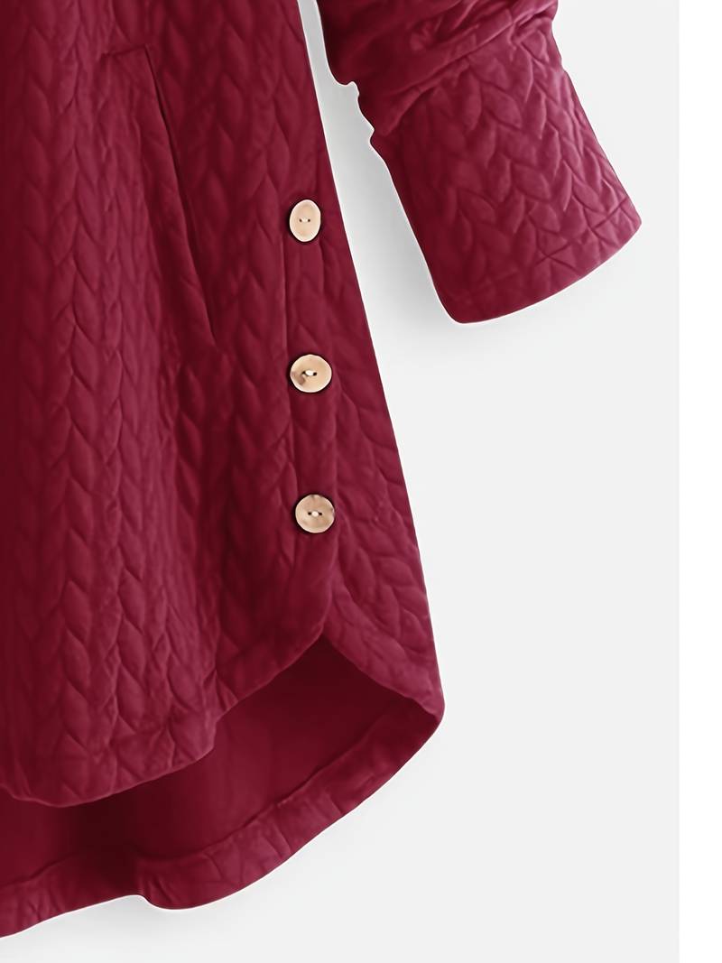 Monique | Veste Boutonnée Chaude