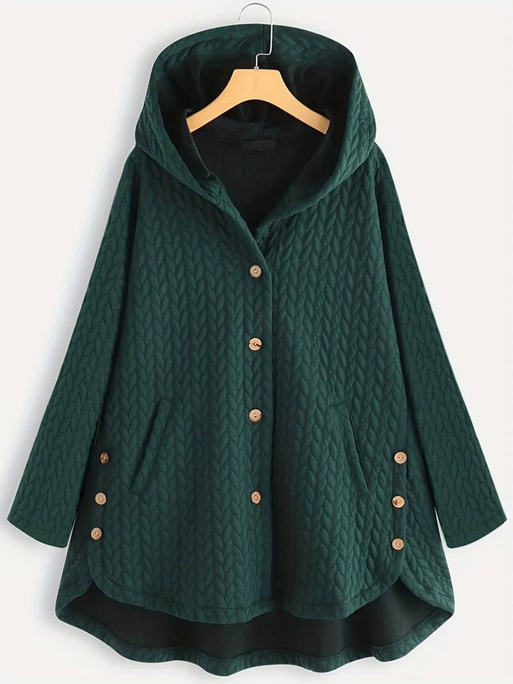 Monique | Veste Boutonnée Chaude