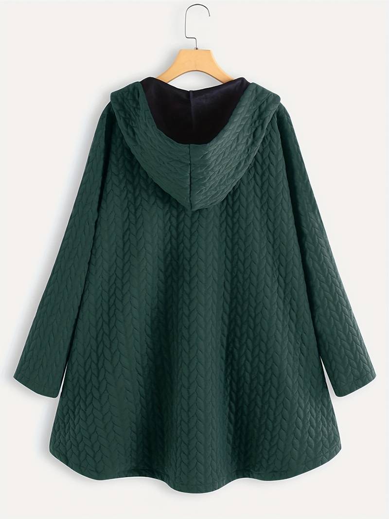 Monique | Veste Boutonnée Chaude