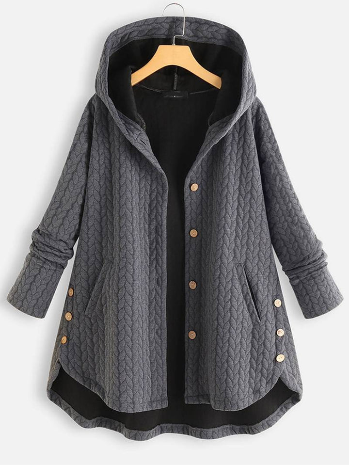 Monique | Veste Boutonnée Chaude