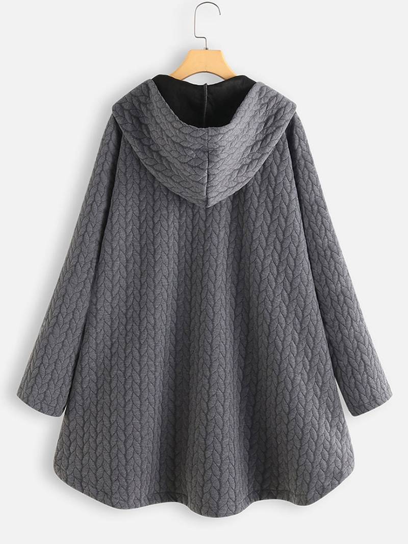 Monique | Veste Boutonnée Chaude