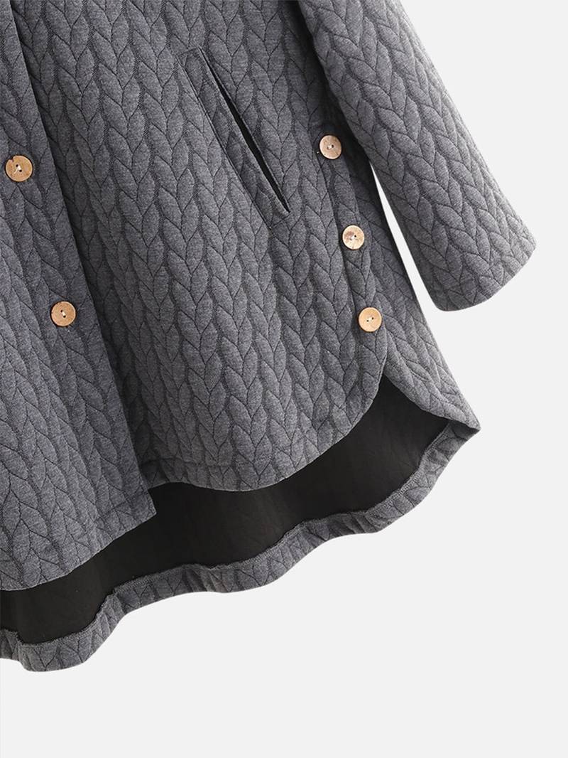 Monique | Veste Boutonnée Chaude