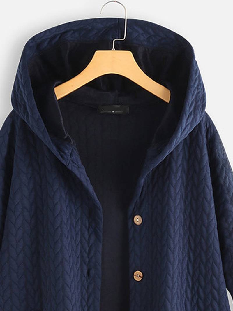 Monique | Veste Boutonnée Chaude