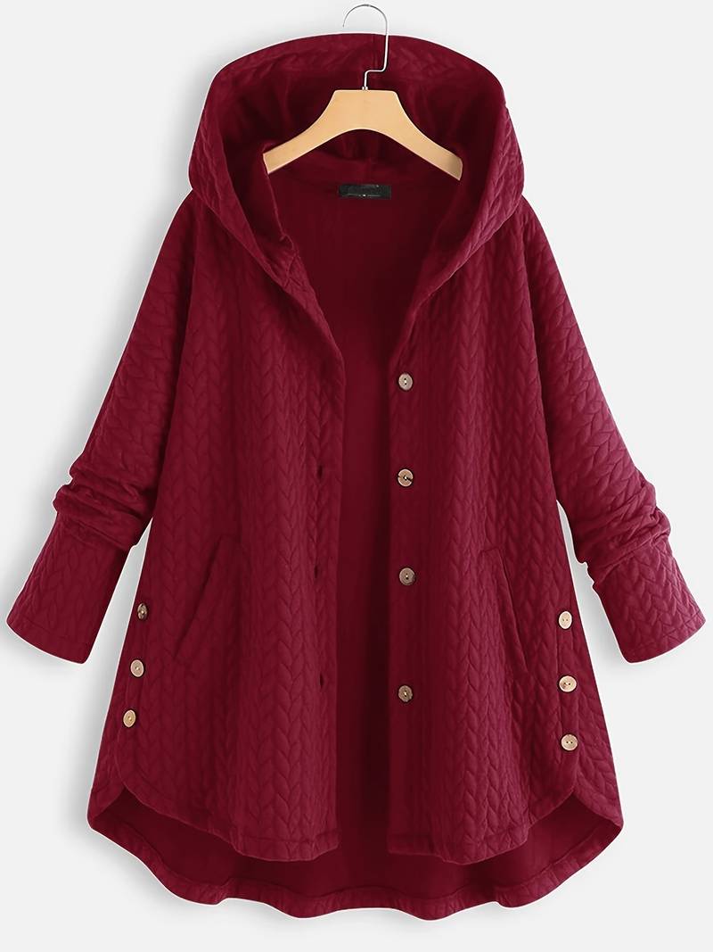 Monique | Veste Boutonnée Chaude
