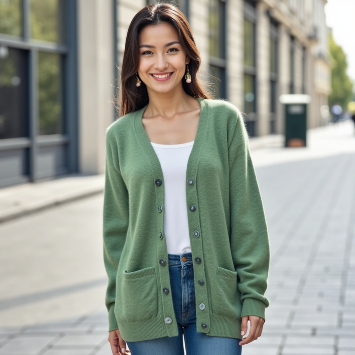 Hélène | Cardigan Confortable avec Boutons