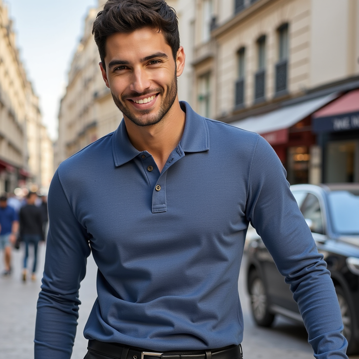 BAPTISTE | Polo à manches longues