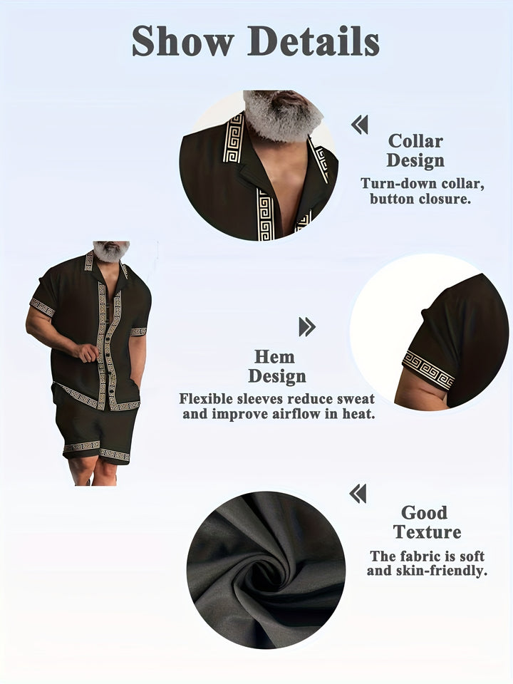 Fleur De Luxe - Ensemble Homme Motif Royal