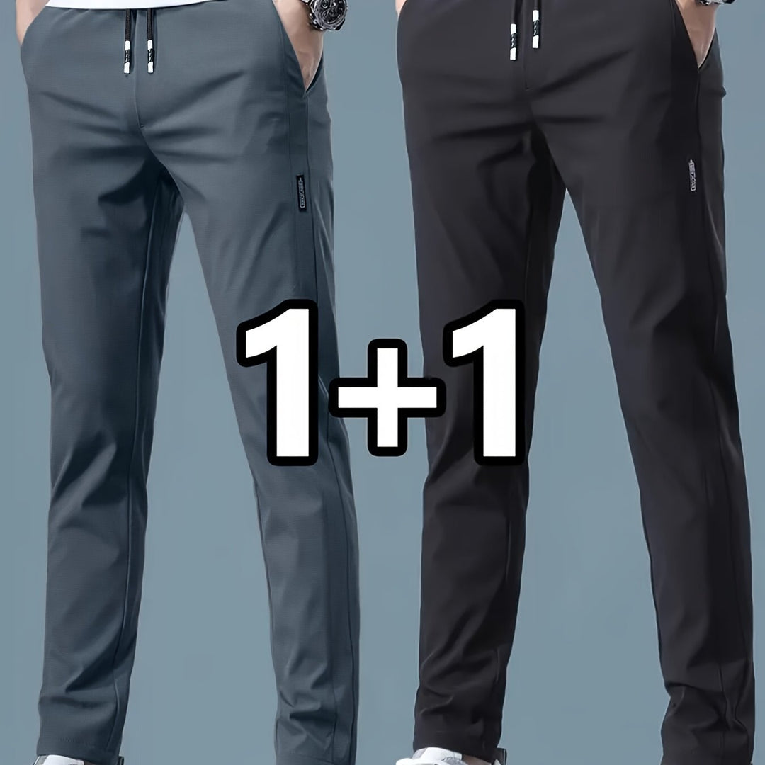 Fleur De Luxe - Pack 1+1 Pantalons Homme
