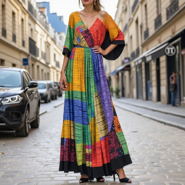 Diede - Robe colorée