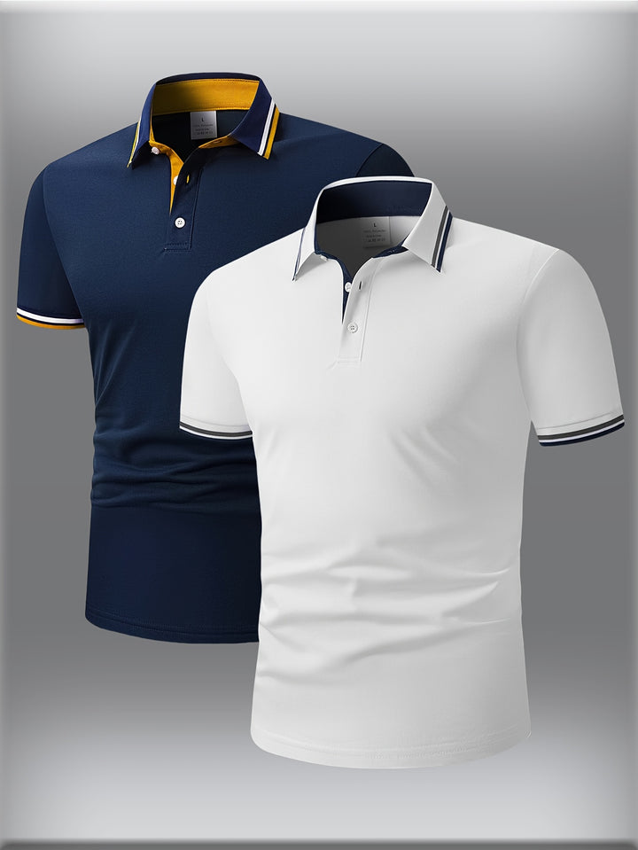Fleur De Luxe - Pack de 2 Polos Homme