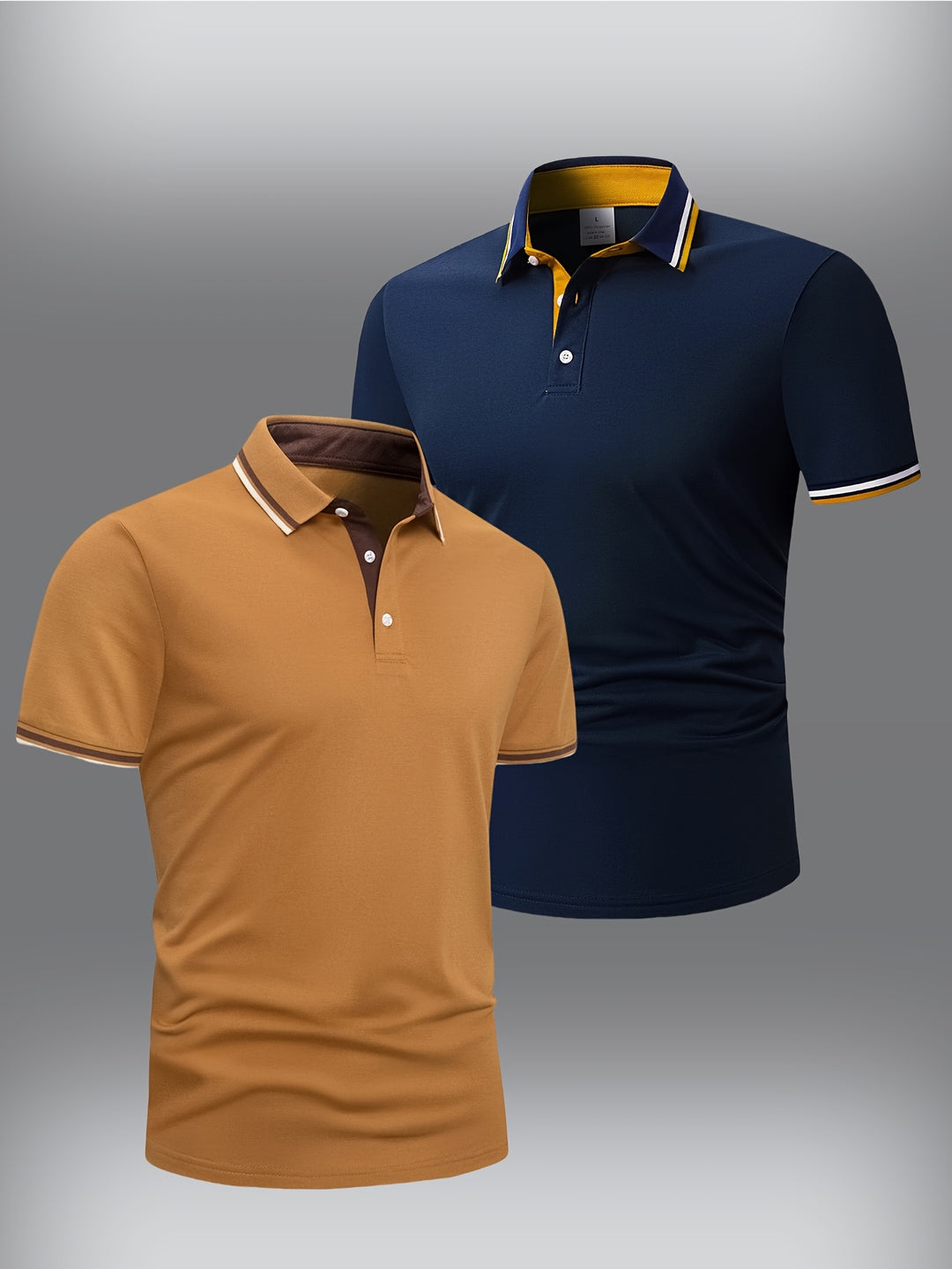 Fleur De Luxe - Pack de 2 Polos Homme