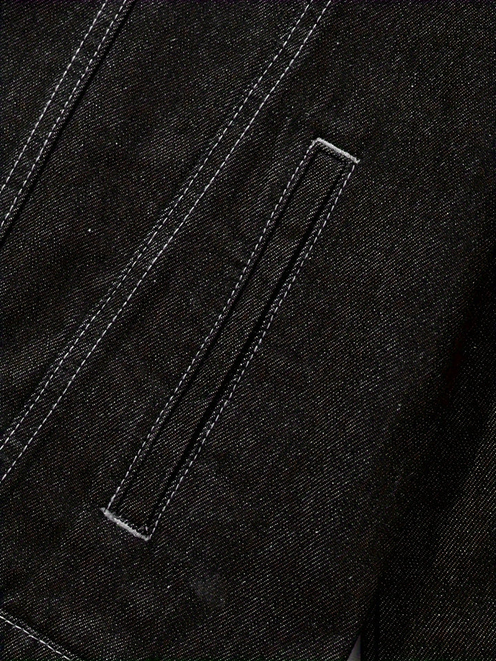 Fleur De Luxe - Veste en Jean Classique pour Homme