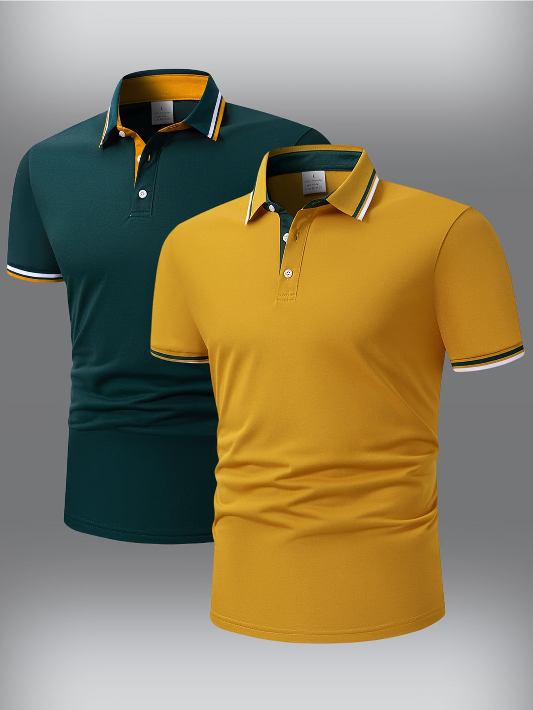 Fleur De Luxe - Pack de 2 Polos Homme