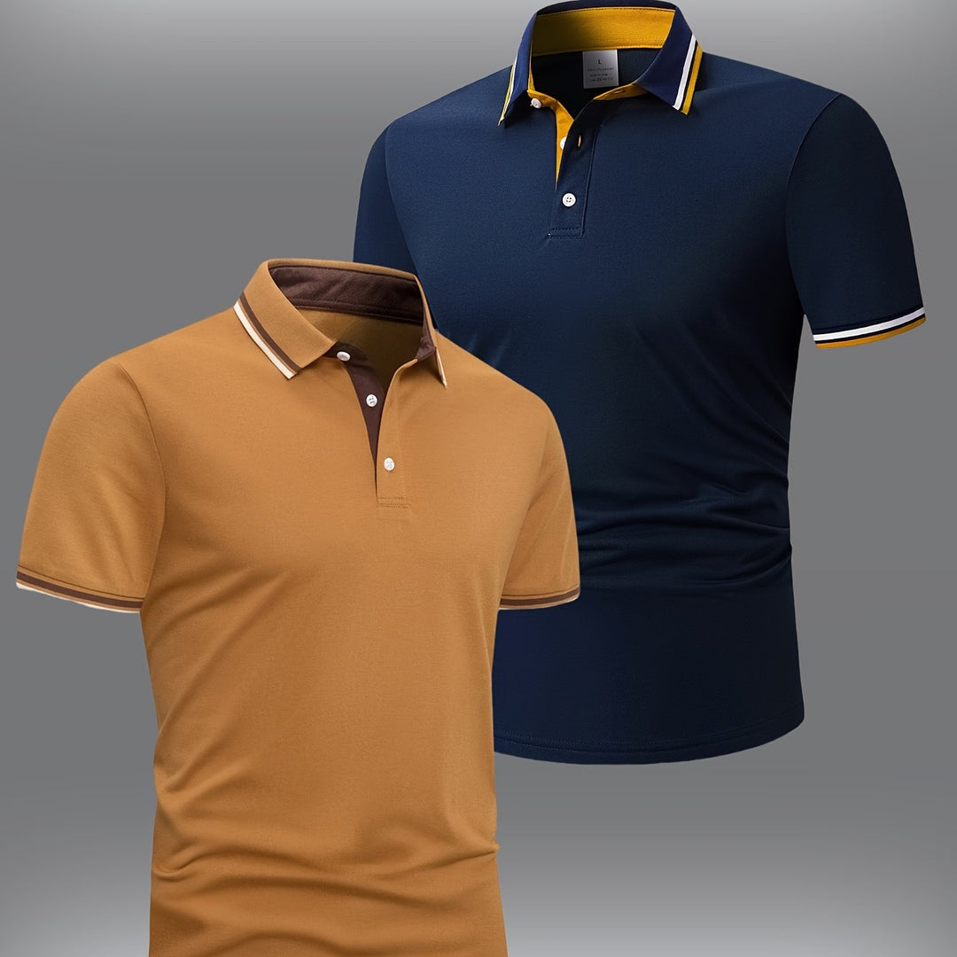 Fleur De Luxe - Pack de 2 Polos Homme