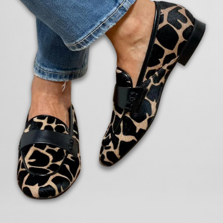 Fleur De Luxe | Mocassins Imprimés Femme