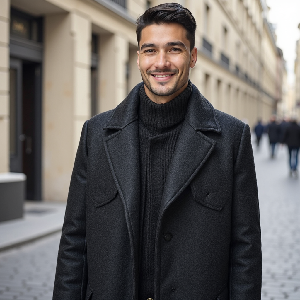 FLORENT | Manteau Long en Laine