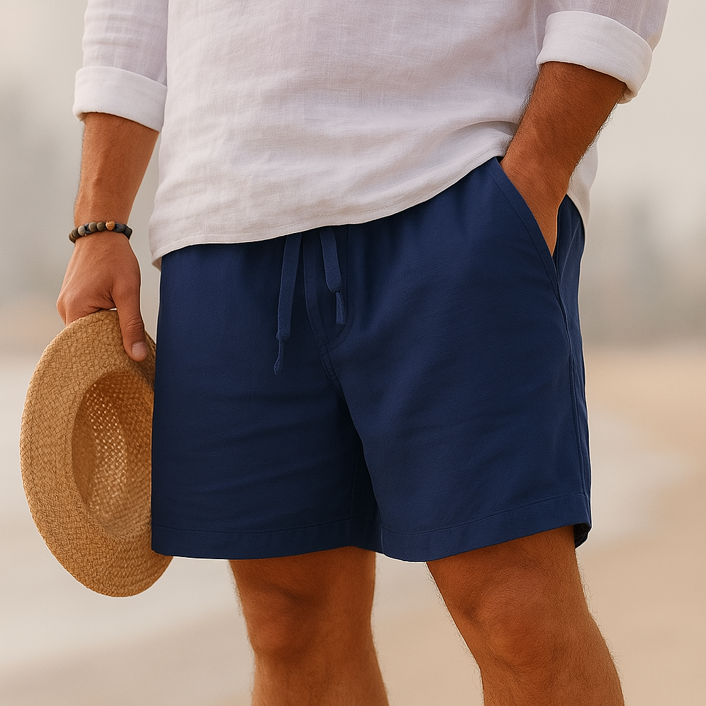 Fleur De Luxe | Short d’Été en Lin Mélangé