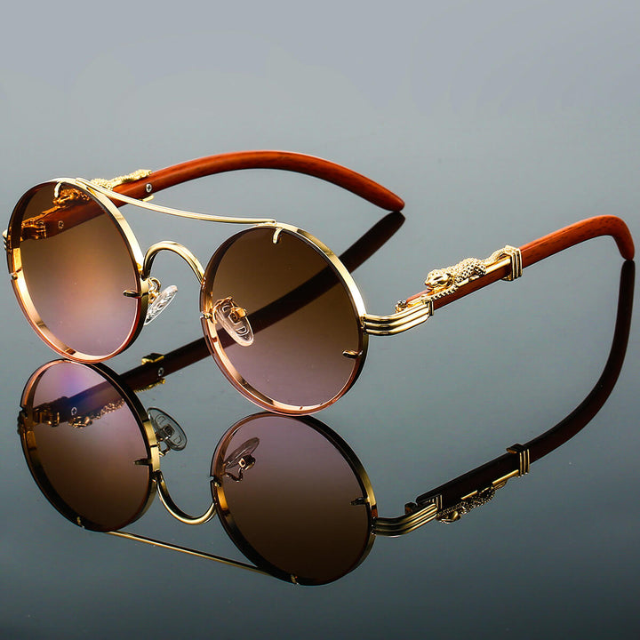Fleur De Luxe - Lunettes de Soleil Luxe Panthère