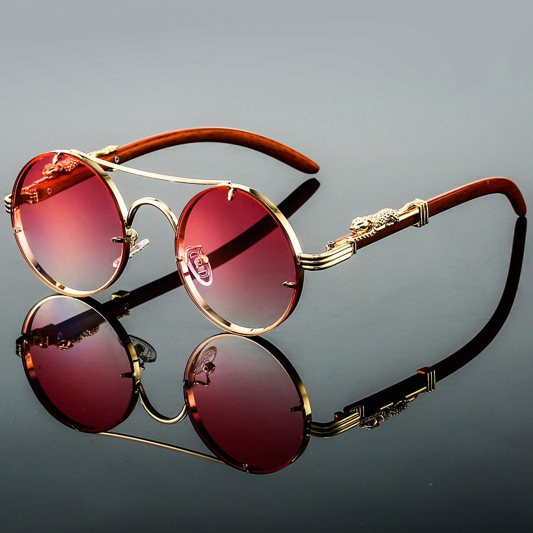 Fleur De Luxe - Lunettes de Soleil Luxe Panthère