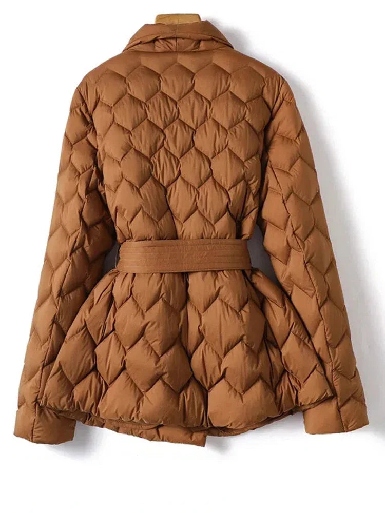 Françoise | Manteau Matelassé Élégant