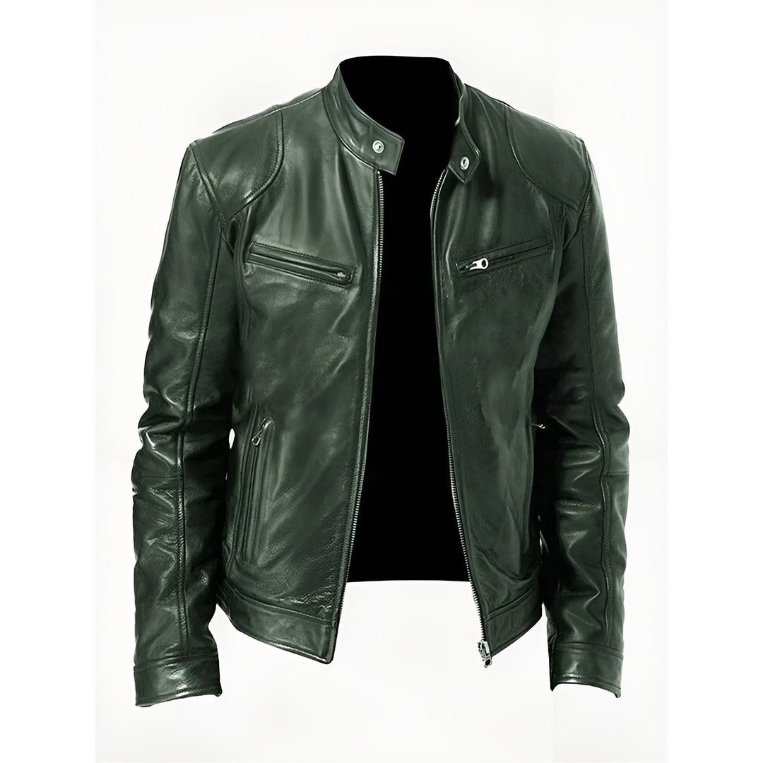 Ludo™ | Veste en cuir décontractée – Style intemporel, élégance robuste