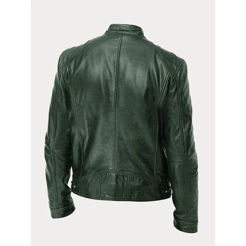 Ludo™ | Veste en cuir décontractée – Style intemporel, élégance robuste