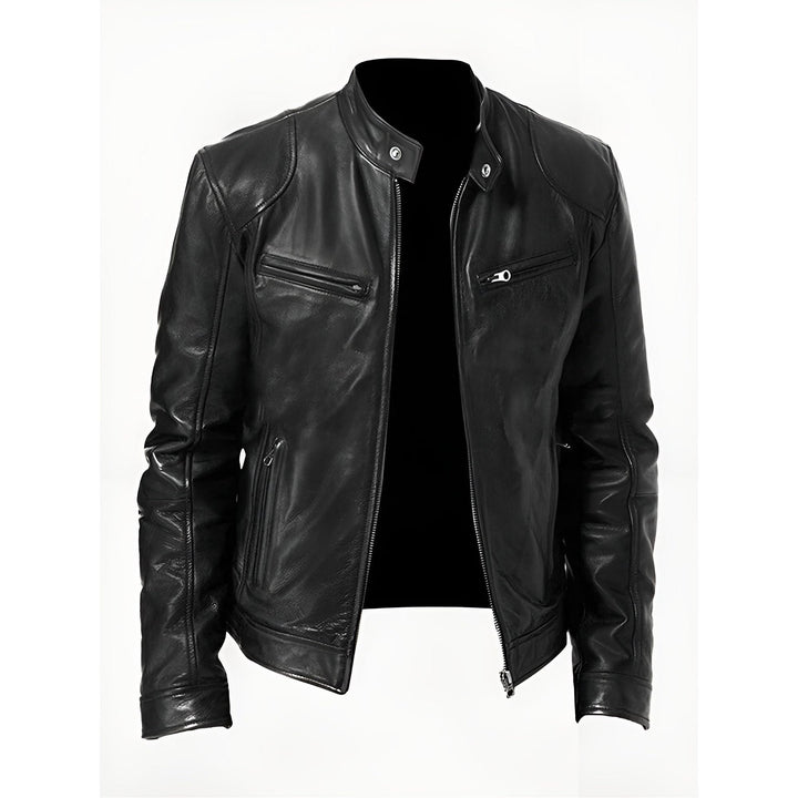 Ludo™ | Veste en cuir décontractée – Style intemporel, élégance robuste