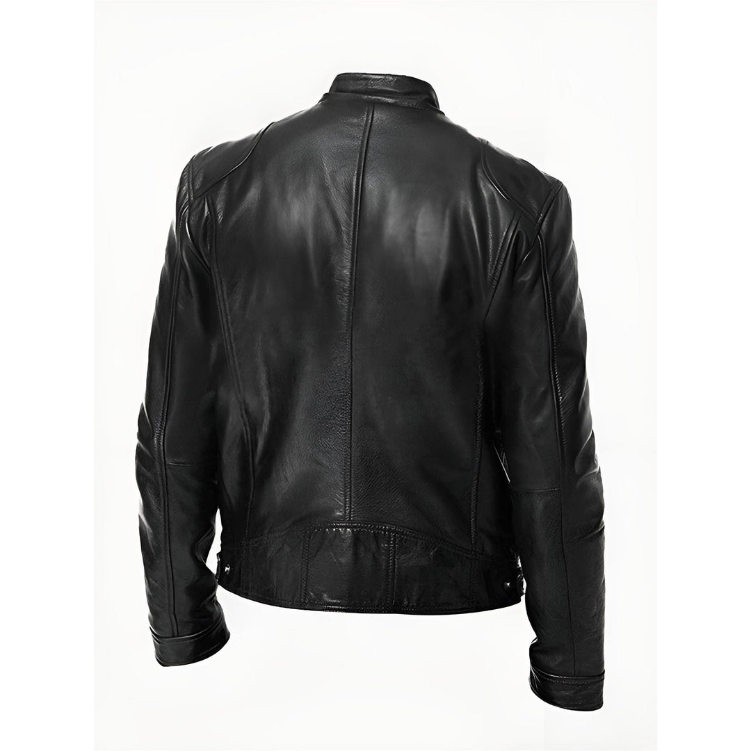 Ludo™ | Veste en cuir décontractée – Style intemporel, élégance robuste