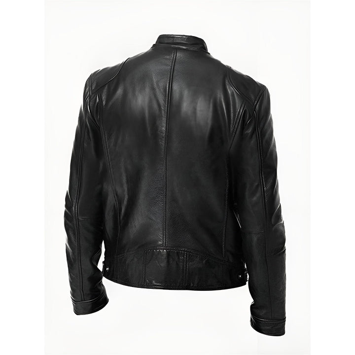 Ludo™ | Veste en cuir décontractée – Style intemporel, élégance robuste
