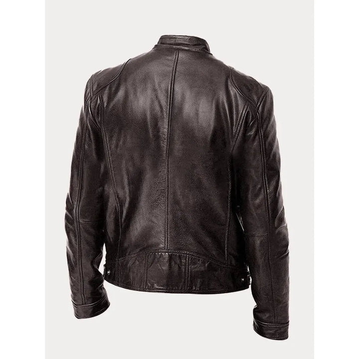 Ludo™ | Veste en cuir décontractée – Style intemporel, élégance robuste
