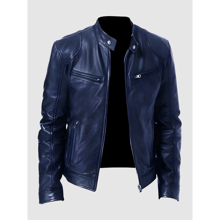 Ludo™ | Veste en cuir décontractée – Style intemporel, élégance robuste