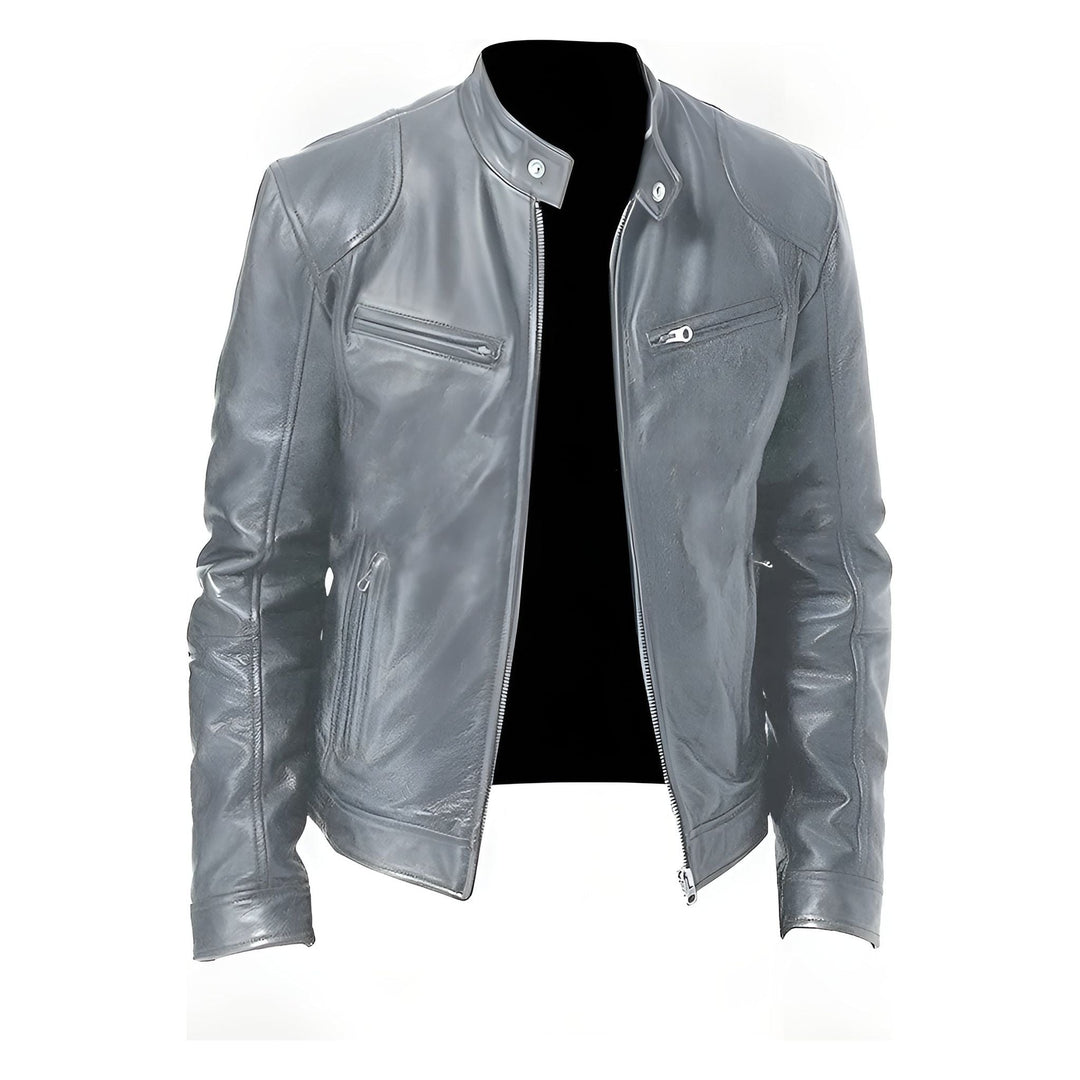 Ludo™ | Veste en cuir décontractée – Style intemporel, élégance robuste