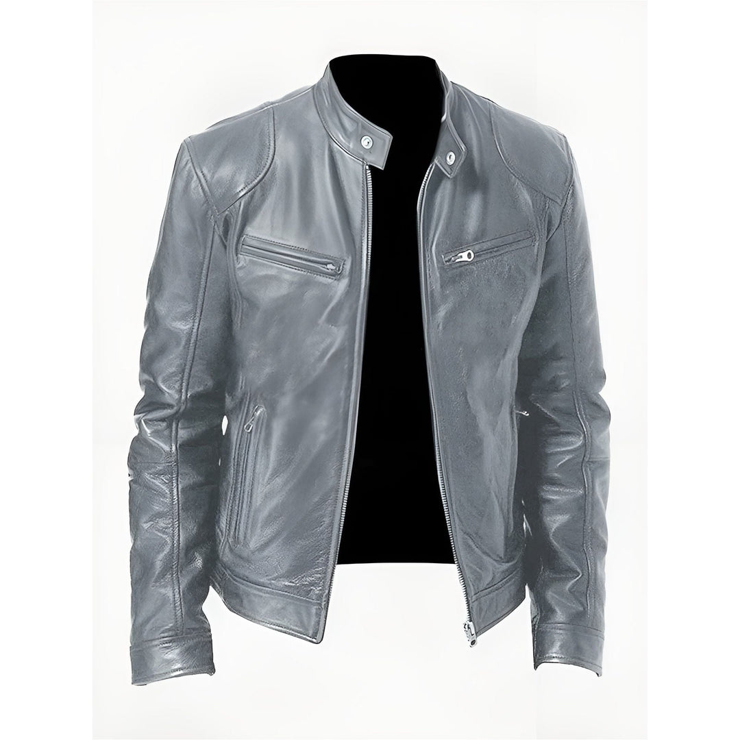Ludo™ | Veste en cuir décontractée – Style intemporel, élégance robuste