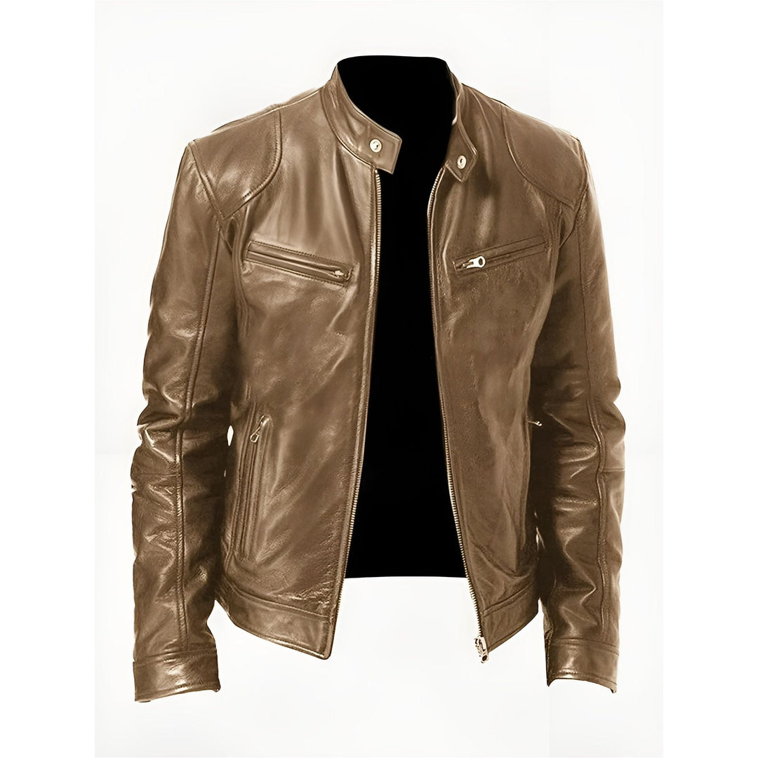 Ludo™ | Veste en cuir décontractée – Style intemporel, élégance robuste