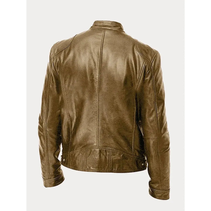 Ludo™ | Veste en cuir décontractée – Style intemporel, élégance robuste