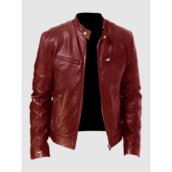 Ludo™ | Veste en cuir décontractée – Style intemporel, élégance robuste