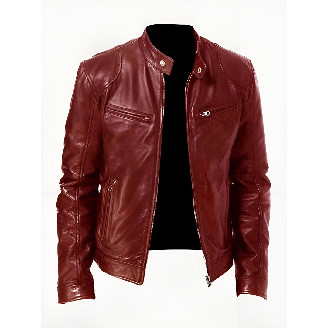 Ludo™ | Veste en cuir décontractée – Style intemporel, élégance robuste