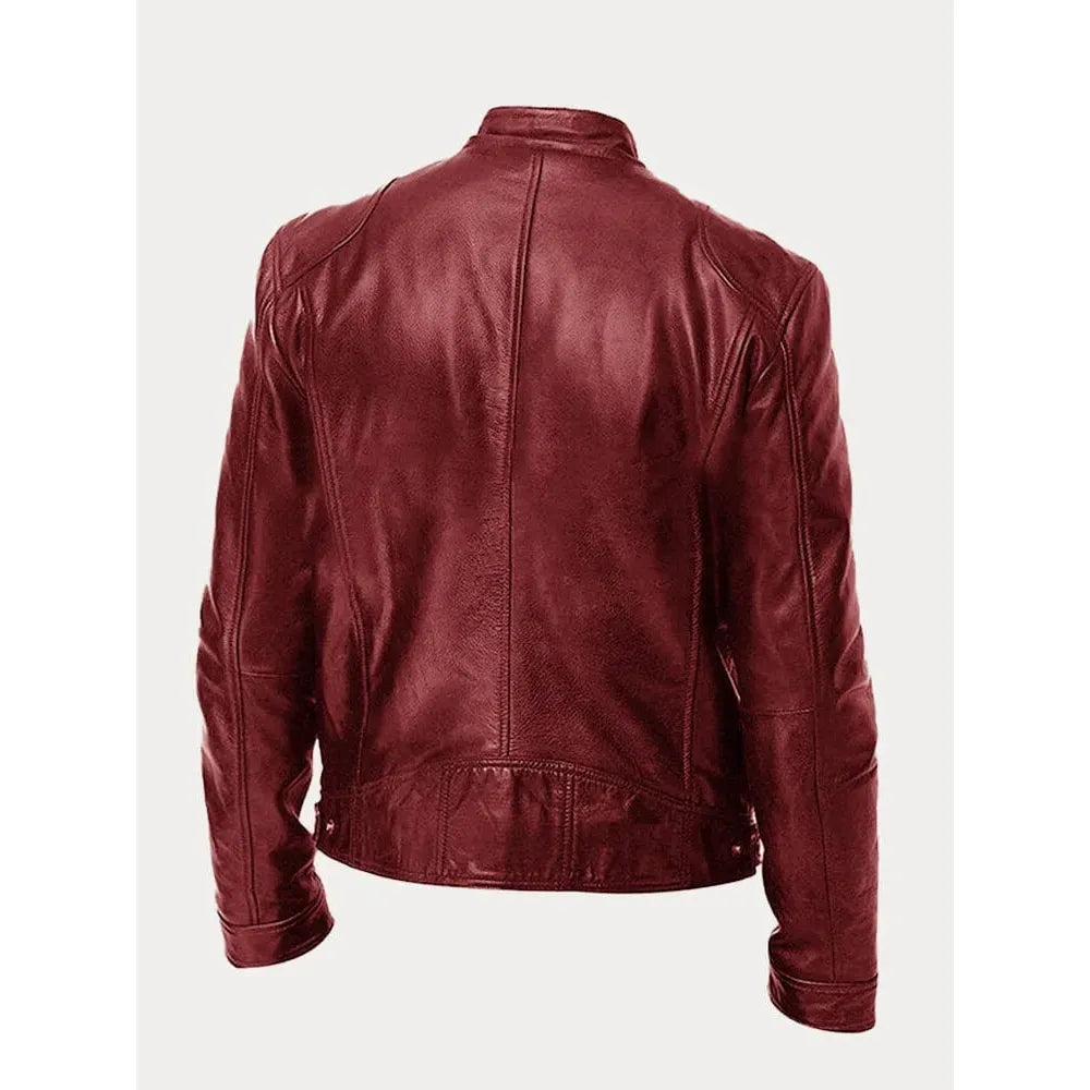 Ludo™ | Veste en cuir décontractée – Style intemporel, élégance robuste