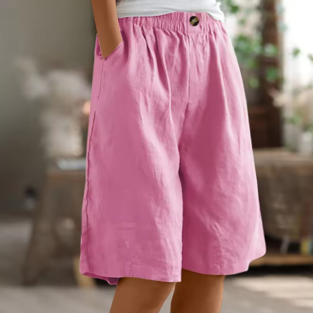 Fleur De Luxe - Short Ample en Coton