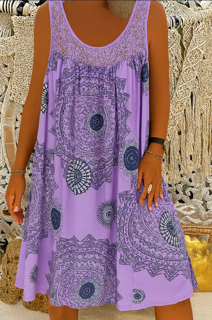 Fleur De Luxe - Robe Bohème Évasée