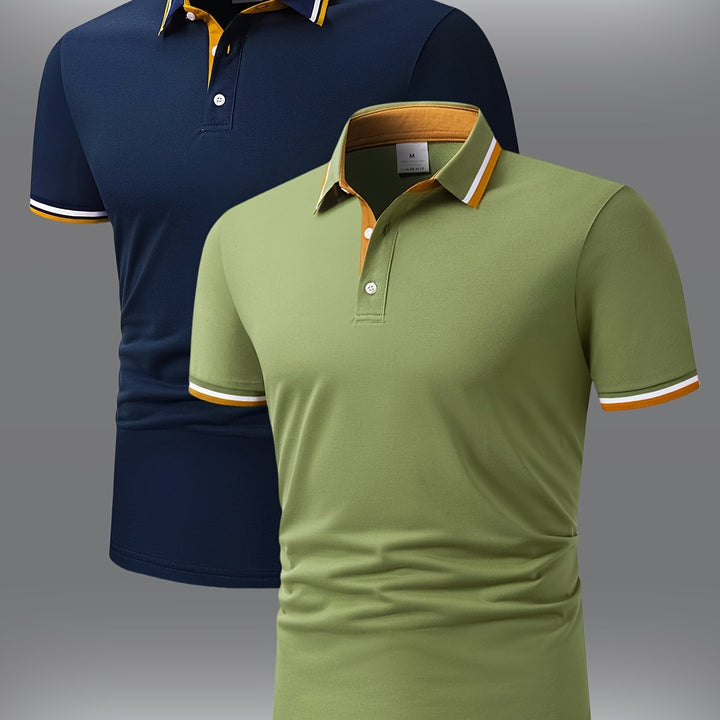 Fleur De Luxe - Pack de 2 Polos Homme