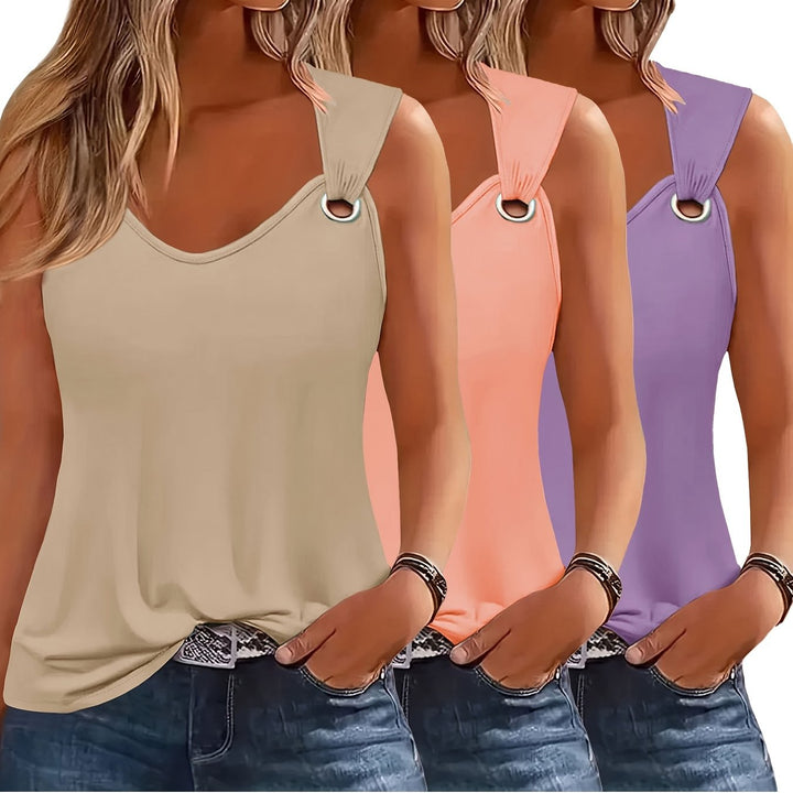 Fleur De Luxe - Robe Ample Mi-Longue (3 pièces)
