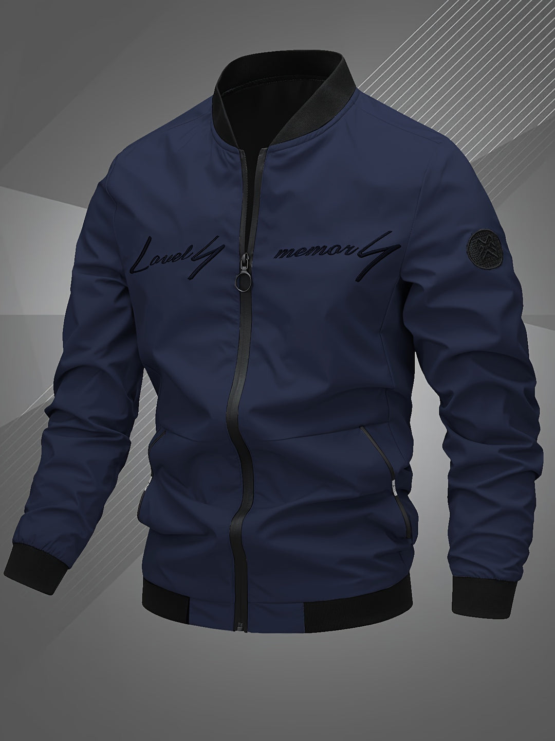 Fleur De Luxe - Veste Streetwear Zippée Homme