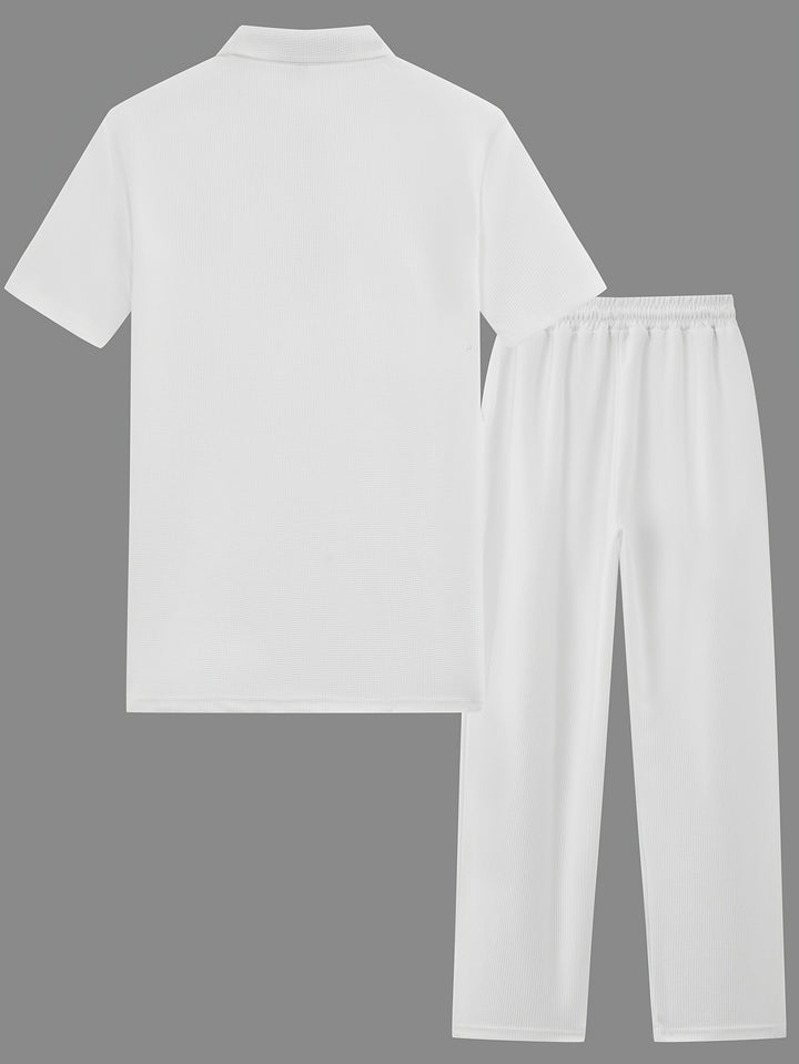Fleur De Luxe - Ensemble Polo & Pantalon Homme