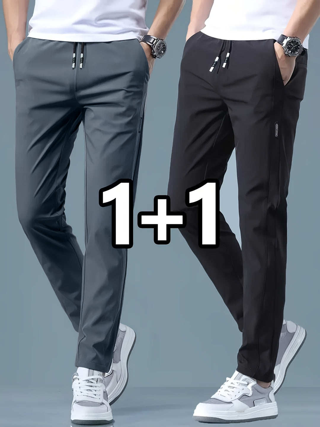 Fleur De Luxe - Pack 1+1 Pantalons Homme